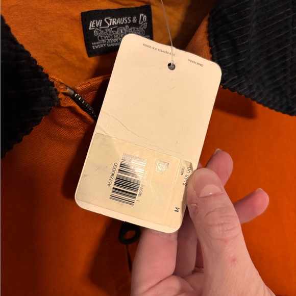 Levi’s Skate New Field Chore Jacket Orange Black - Picture 4 of 7